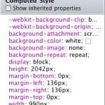 Computed Style Safari 3.1