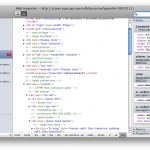 Web Inspector Safari 3.1