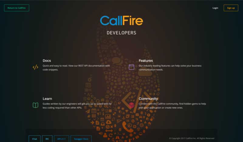 CallFire API Site Home